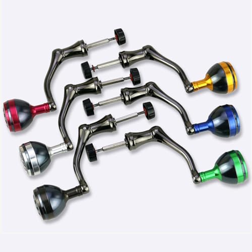 Fishing Reel Handle Rocker Replacement Part Power Reel Handle - color: Silver M