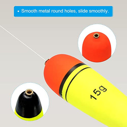 PATIKIL Fishing Slip Bobbers EVA Fishing Float for Saltwater Freshwater Fishing - style: 0.5oz
