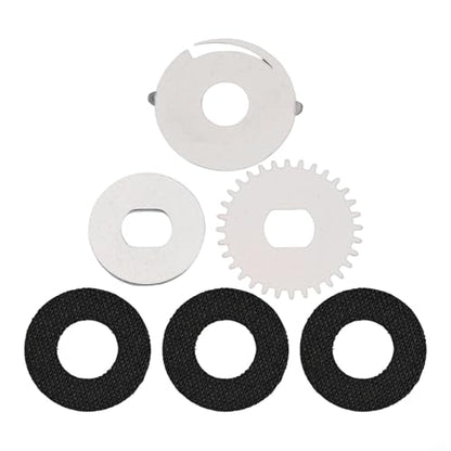 Drag Clicker Kit For Daiwa For Steez Right Hand Baitcasting Reel Carbon Fiber Stainless Steel Washers Set Sprocket Drag Clicker Metal Washers 25Mm 20Mm 27.2mm 21.1mm Fishing Tackle Repair