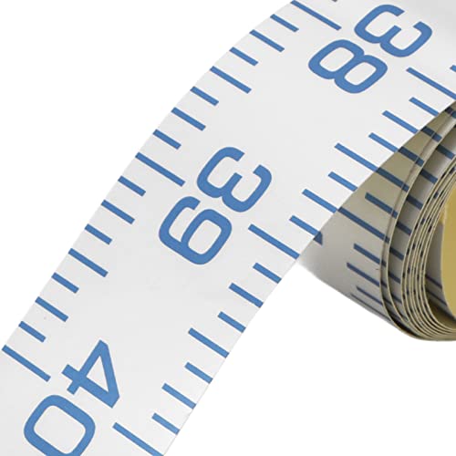 Tyenaza Fishing Measuring Tape, 40'' Fish Ruler Adhesive Fish Measuring Tape Fishing Measuring Accessory for Kayak, Boat, and Workbench