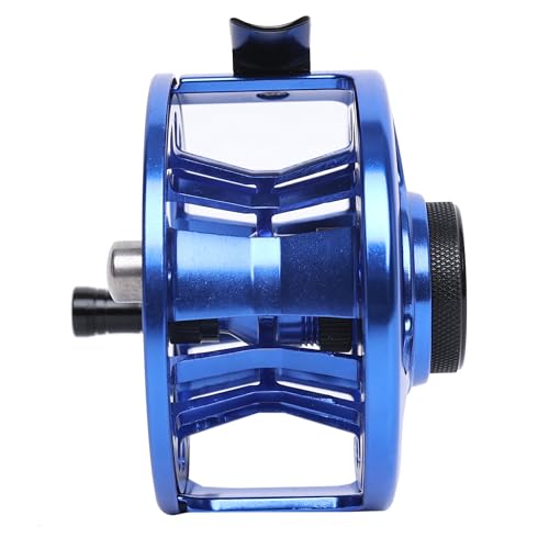 Raprance Fly Fishing Reel,CNC-Machined Aluminum Alloy Fly Reel Large Arbor Fly Reel, 3/4, 5/6, 7/8 wt Blue - size: 5/6wt