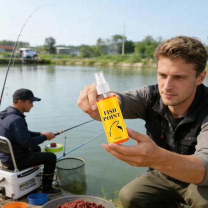Concentrated Fish Attractant Liquid,80ml Fish Point Additive | Concentrated Trout Attractant Spray - for Lake River Stream Shore Boat Outdoor Trip Bass Trout Angler Dad Husband Boyfriend Men