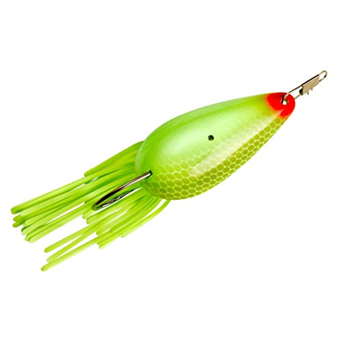 Heddon Moss Boss Topwater Fishing Lure - Glides Through Heavy Cover - color: Chartreuse Scaled, size: 3/8 oz