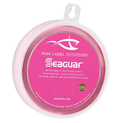 Seaguar Pink Label 100% Fluorocarbon Saltwater Fishing Leader Line, Multiple Sizes - size: 200lbs/25yds