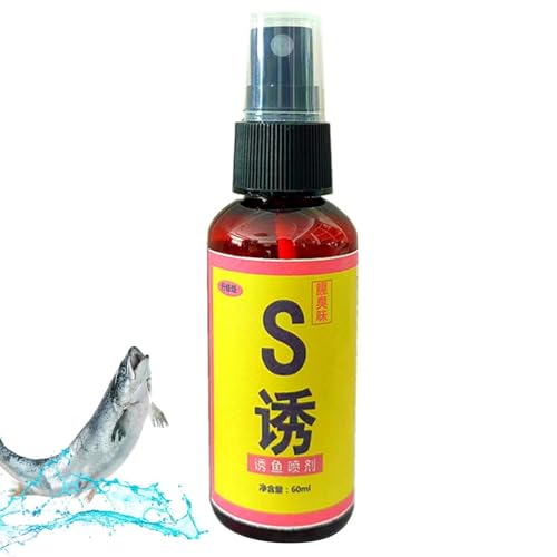 Fish Attractant Spray - Freshwater Bass Lures, Easy-to-Use Liquid Attractant | Fish Scent Enhancer, Crappie Fish Attractant, Long-Lasting Fish Attractant, Fishing Bait Spray for Carp Crucian Carp
