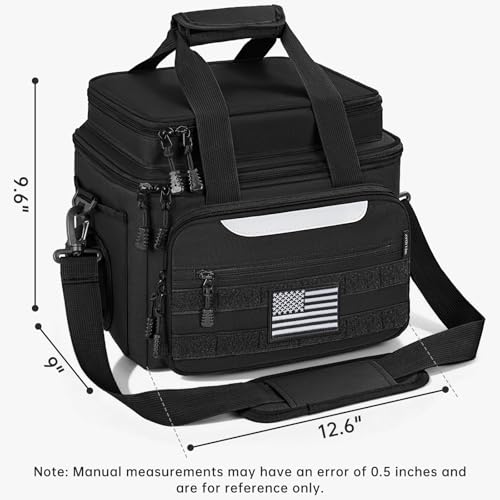 20L Fishing Tackle Bag Empty, Fits 3400-3600 & 4007 Lure Boxes, Water Resistant Fishing Gear Storage Bag, Portable Padded Shoulder Strap Bag for Saltwater Freshwater, Black - color: Black, style: Bag Only