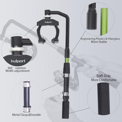Fishing Line Spooler, Adjustable line Winder,No Line Twist, Portable for Casting & Spinning and Trolling Reel - color: Green Line Spooler