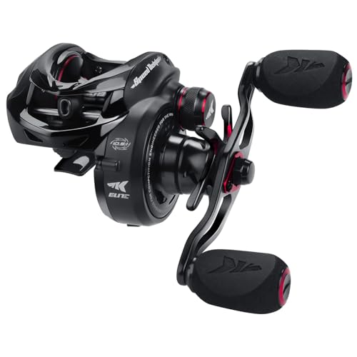 KastKing Speed Demon Elite Fishing Reel, World's Fastest 10.5:1 Gear Ratio/Deadbolt Baitcasting Reel, 10+1 Shielded Stainless Steel BB, CNC Lightweight Aluminum Frame, Available in Skipping Version - color: High Speed- 10.5:1- Left