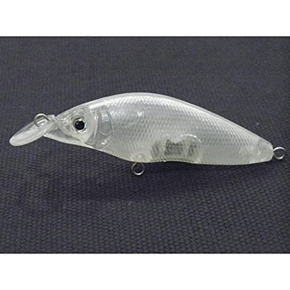 10 Blank Unpainted Minnow Crankbait Topwater Lipless Jerkbait Fishing Lures V3 - color: UPM583P10