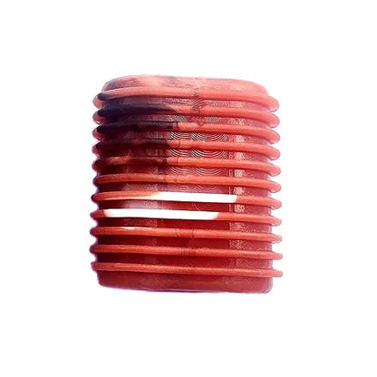Rubber Fishing Reel Handle Grip Sleeve Non-Slip Baitcaster Knob Covers for Casting or Spinning Reel Red -12PCS
