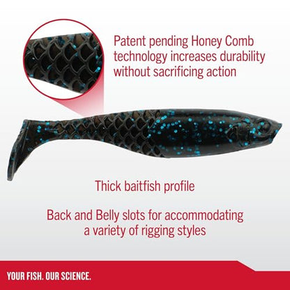 Berkley PowerBait Paddlin' PowerStinger Fishing Soft Bait - color: Tennessee Shad, size: 4 1/4"