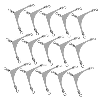 Sea Fishing Three-Prong Swivel Way Swivel Fishing Swivels Three Way Fishing Swivels Fishing - size: 4.00X2.50X0.20CM