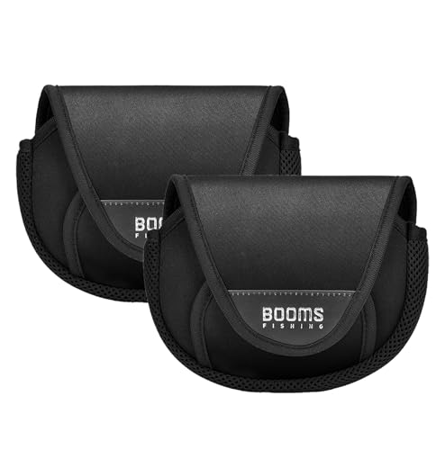 Booms Fishing Spinning Reel Cover: RC2 Fishing Reel Protective Case - Fit for 5000~10000 Reels, 2-Pack X-Large Size - style: XL (5000~10000 Reels) - 2pack