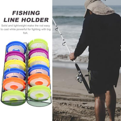 Generic Fishing Line Storage Box for Fishing Line Spool Holder Lightweight PC Material Easy to Carry Organizer for Storing Reel and Traveling