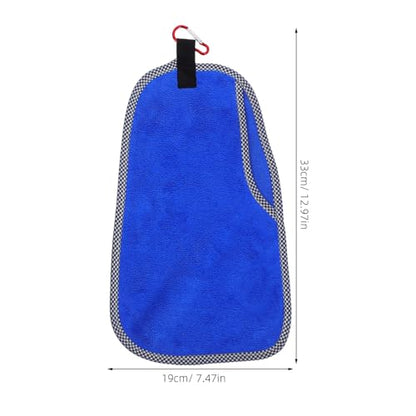 Veemoon 2pcs Fishing Towels with Clip Non-Slip Microfiber Workout and Boat Wipe Towels Quick-Dry for Outdoor Camping Anglers and Sports