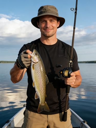 Jenseits Carbon Fiber Fishing Rod Series (6-12 Ft), Spinning & Casting Rods with Stainless Steel Ceramic Guides, Fast Action Fishing Pole for Bass, Trout, Walleye & Surf Fishing - size: 6'0"-Medium Light-Fast-Black, style: Casting