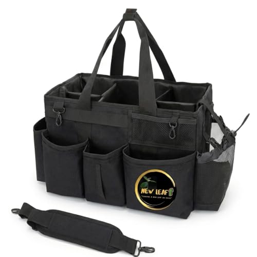 Wearable Cleaning Caddy Organize Bag with Spray bottle & Towel, Handles for Cleaners & Housekeeper,Under Sink & Car Cleaning Tool Organizers Bag with Adjustable Shoulder Strap&Waist Belt (Black) - color: Black