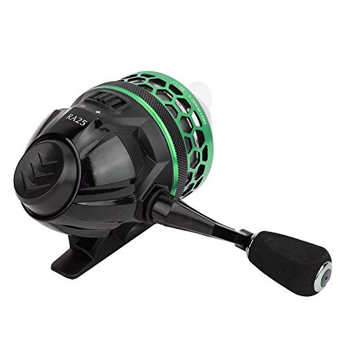 Alomejor spincast Reel,4.1:1 Speed Ratio for Retrieval,Closed face Fishing Reel,ABS and Metal Construction for Durability and Lightweight,for Beginners and Casual Anglers in Freshwater Lakes