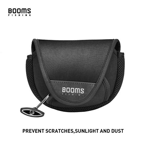 Booms Fishing RC2 Spinning Reel Cover, Fishing Reel Protective Case, Fit for 3000~5000 Reels, Large Size - style: L (3000~5000 Reels)