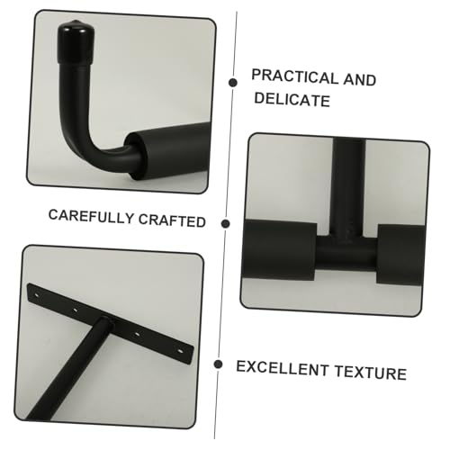 SOLUSTRE Garage Ceiling Storage Rack T-shaped Ceiling Hanging Rack Double Sided Hooks for Fishing Rods Bicycles Tools