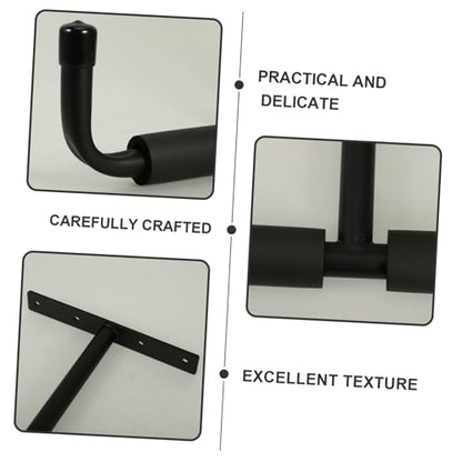 SOLUSTRE Garage Ceiling Storage Rack T-shaped Ceiling Hanging Rack Double Sided Hooks for Fishing Rods Bicycles Tools