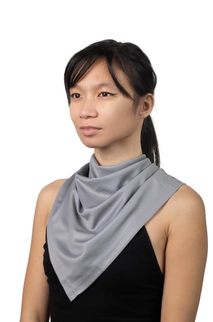 CoolNES - Cooling Bandana Adjustable Cools Instantly When Wet UPF 50 - color: Grey