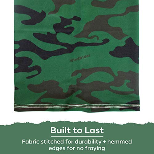 Neck Gaiter for Men & Women - UPF 50+ Sun Protection, Fishing, Cooling - color: Camo