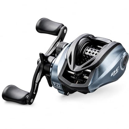 DC Baitcasting Reel, Digital Control Anti-Backlash, 7. 1:1 Gear Ratio, 6+1 Bearings, Ultralight for Bass Freshwater - color: Right Handed