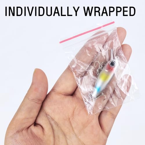 10Pcs Minnow Fishing Lure Square Bill Crankbait | Deep Diving Crankbait Jerkbait Sinking Lure Set Hard Baits for Bass Trout Catfish Musky Bluegill Fishing Plug