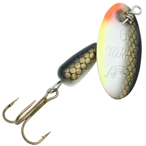 Panther Martin Nature Series Teardrop Spinners Fishing Lure Catches Trout, Walleye, Largemouth Bass, Perch, Crappie, Pickerel, Grayling and More. - color: Brown, size: 2 (1/16 oz)