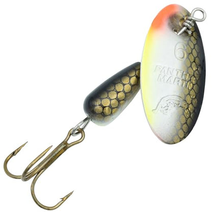 Panther Martin Nature Series Teardrop Spinners Fishing Lure Catches Trout, Walleye, Largemouth Bass, Perch, Crappie, Pickerel, Grayling and More. - color: Brown, size: 4 (1/8 oz)