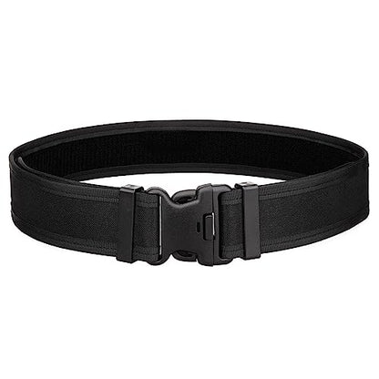 LAKE OF FIRE Nylon Mens Tactical Belt,2" Heavy-Duty Work Belt with Adjustable,Quick Release,Wear-Resistant - color: Black