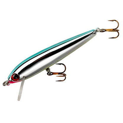 Value Series Minnow Crankbait Shallow Water Fishing Lure - color: Silver/Blue, size: 2 1/2"