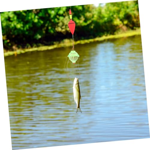 YARNOW Fishing Float Set Explosive Hooks 10-Piece Artificial Fishing Bait Tackle Kit for Freshwater