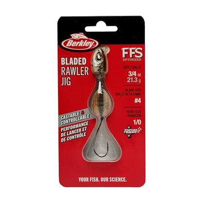 Berkley Bladed Rawler Jig - color: Flashy Fish Head, size: 3/4 oz - 1/0 Hook Size