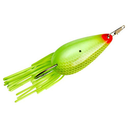 Heddon Moss Boss Topwater Fishing Lure - Glides Through Heavy Cover - color: Chartreuse Scaled, size: 1/4 oz