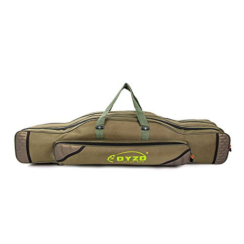 Fishing Rod Carrier Reel Case Bags Organizer Travel Carry Holder Pole Storage for Fishing and Traveling (3 layers/120cm-47.2inch) - color: 3 layers/120cm-47.2inch