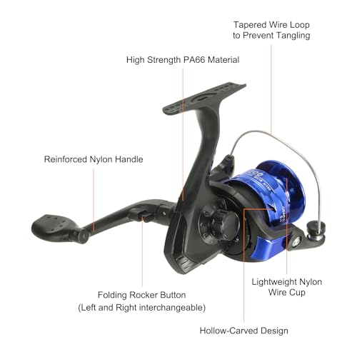 PATIKIL Fishing Reel Left/Right Interchangeable Handle - color: Blue