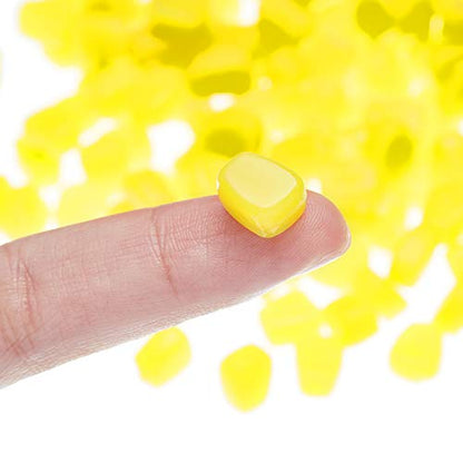 400 Pieces Fake Corn Soft Baits – Floating Carp Bait Silicone Simulation Fishing Lures with Sweet Corn Scent for Carp, Catfish & Freshwater Saltwater Fishing
