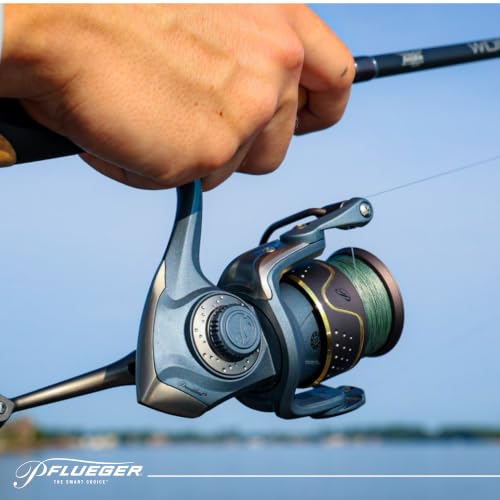 Pflueger President Spinning Fishing Reel - size: 20 - Clam, style: New Model
