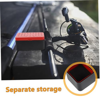 BESTonZON 2pcs Insulated Fishing Bait Cooler Red Worm Box Breathable Leakproof Design for Freshwater Saltwater Fishing