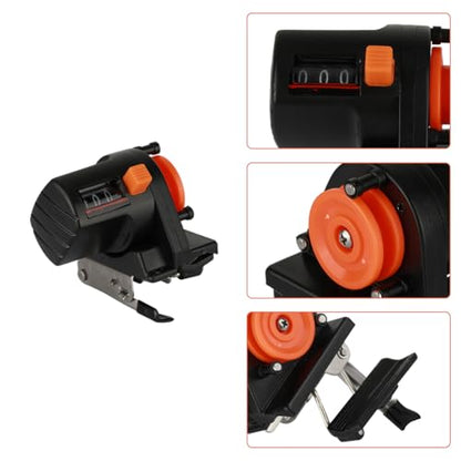 Joyzan Fishing Line Counter, 999m Depth Finder Spooler Electronic Digital | Length Display Portable Fish Finderdepth Gauge Tackle Tool Accurate Manual Meter Gear Winder Spooling Trolling Jigging