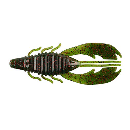 Berkley PowerBait Craw Fatty Fishing Soft Bait - color: Green Pumpkin Red