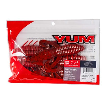 Scutter Bug - color: Red Swamp Craw, size: 4.5"