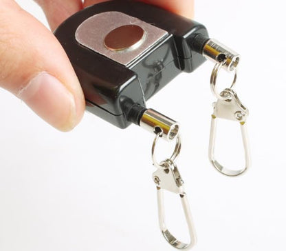 Pack of 1 Magnetic Double Zinger, Fishing Wire Retractor, for Fly-Fishing
