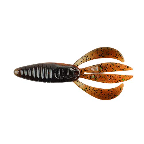 Berkley PowerBait Pit Boss Fishing Soft Bait - color: Big Texan, size: 4" (8 Count)