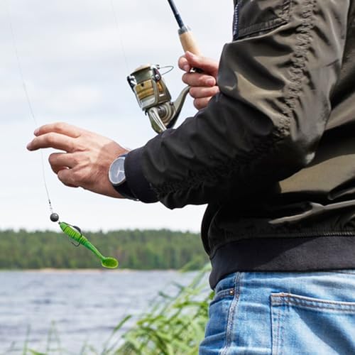 Weighted Swimbait Hooks,Weedless Fishing Jig Heads with Twist Lock,for Soft Plastic Worm Saltwater Freshwater Fishing Hooks