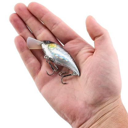 Berkley Shallow Money Badger Fishing Hard Bait - color: Black Silver, size: 2.6 in - 1/2 oz