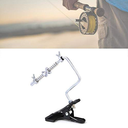Keenso Fishing Line Spooler Clamp Type Fishing Line Spooler Fishing Line Spool Tool Fishing Spooler Machine with Suction Cup Winder Spooling Tool Tackle