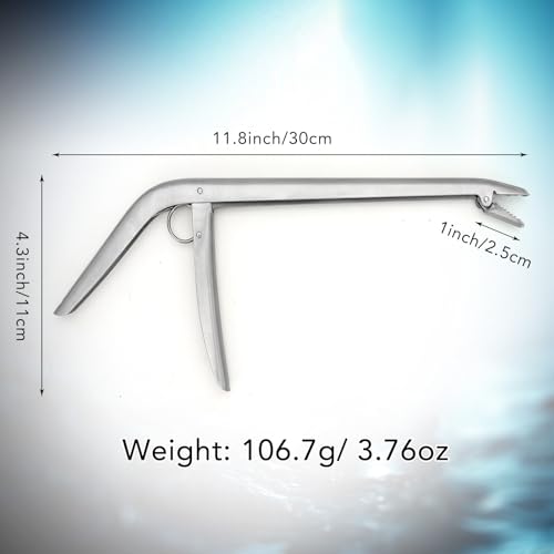 Fish Hook Remover, Stainless Steel Fishing Tools, Fishing Hook Remover for Freshwater and Saltwater 11-1/2 inch